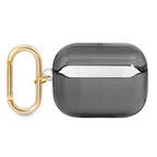 Guess AirPods Pro dėklas su dirželiu – juodas