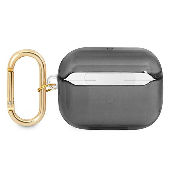 Guess AirPods Pro dėklas su dirželiu – juodas