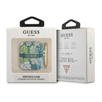Guess AirPods dėklas – žalias, Flower Strap