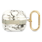 Guess Marble Strap dėklas AirPods 3 – pilkas