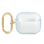 Guess AirPods 3 dėklas su dirželiu – mėlynas