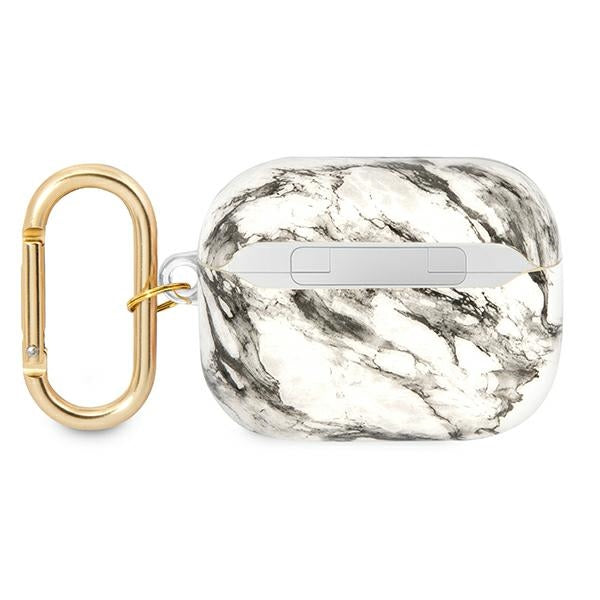 Guess AirPods Pro dėklas – pilkas, Marble Strap
