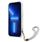 Guess dėklas iPhone 13/13 Pro – žalias, Flower Strap