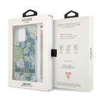 Guess dėklas iPhone 13/13 Pro – žalias, Flower Strap