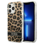 Guess Leopard dėklas iPhone 13 / 13 Pro – rudas -- iPhone 13 Pro