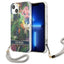 Guess dėklas iPhone 13 mini – mėlynas, Flower Strap