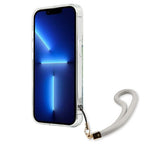 Guess dėklas iPhone 13 mini – žalias, Flower Strap -- iPhone 13 Mini