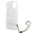 Guess dėklas iPhone 13 mini – žalias, Flower Strap -- iPhone 13 Mini