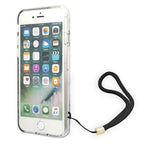 Guess GUOHCI8H4STW iPhone SE 2022 / SE 2020 / 7/ 8 ruda/ruda kietas dėklas 4G Spausdinimo dirželis -- iPhone SE 2022 /...