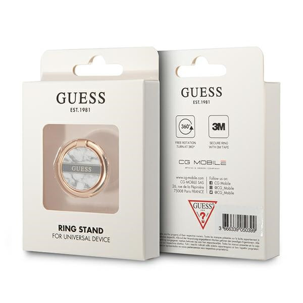 Guess žiedo stovas GURSHCHMAG balta/balta Marble -- Other phone accessories