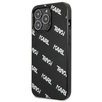 Karl Lagerfeld Allover dėklas, skirtas iPhone 13 Pro / iPhone 13 - juodas