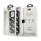 Karl Lagerfeld Allover dėklas, skirtas iPhone 13 Pro / iPhone 13 - juodas