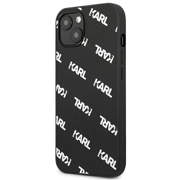 Karl Lagerfeld Allover dėklas iPhone 13 mini – juodas