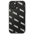 Karl Lagerfeld Allover dėklas iPhone 13 mini – juodas