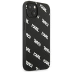 Karl Lagerfeld Allover dėklas iPhone 13 mini – juodas
