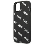 Karl Lagerfeld Allover dėklas iPhone 13 mini – juodas