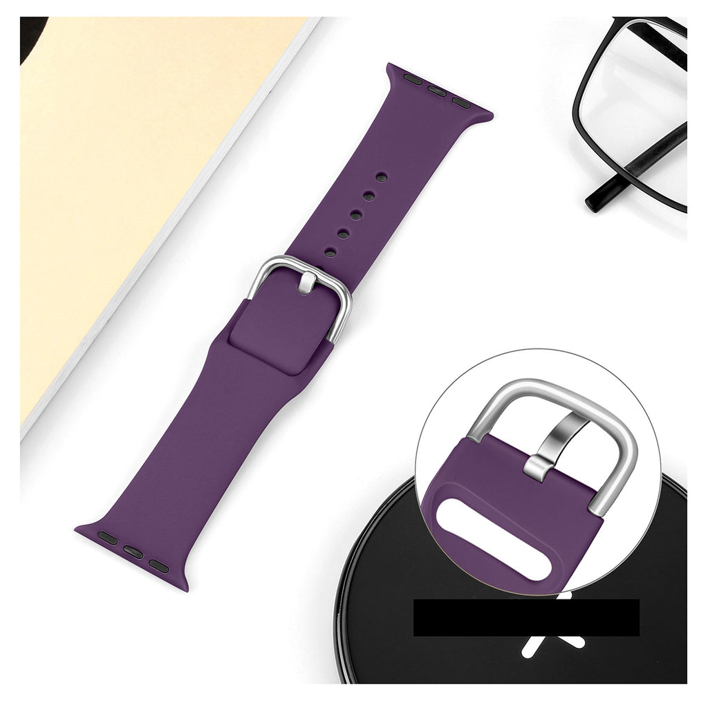 Silikoninis dirželis APS Apple Watch 38/40/41 mm – geltonas
