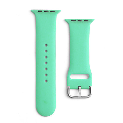 Silikoninis dirželis APS Apple Watch 38/40/41 mm – mėtinis