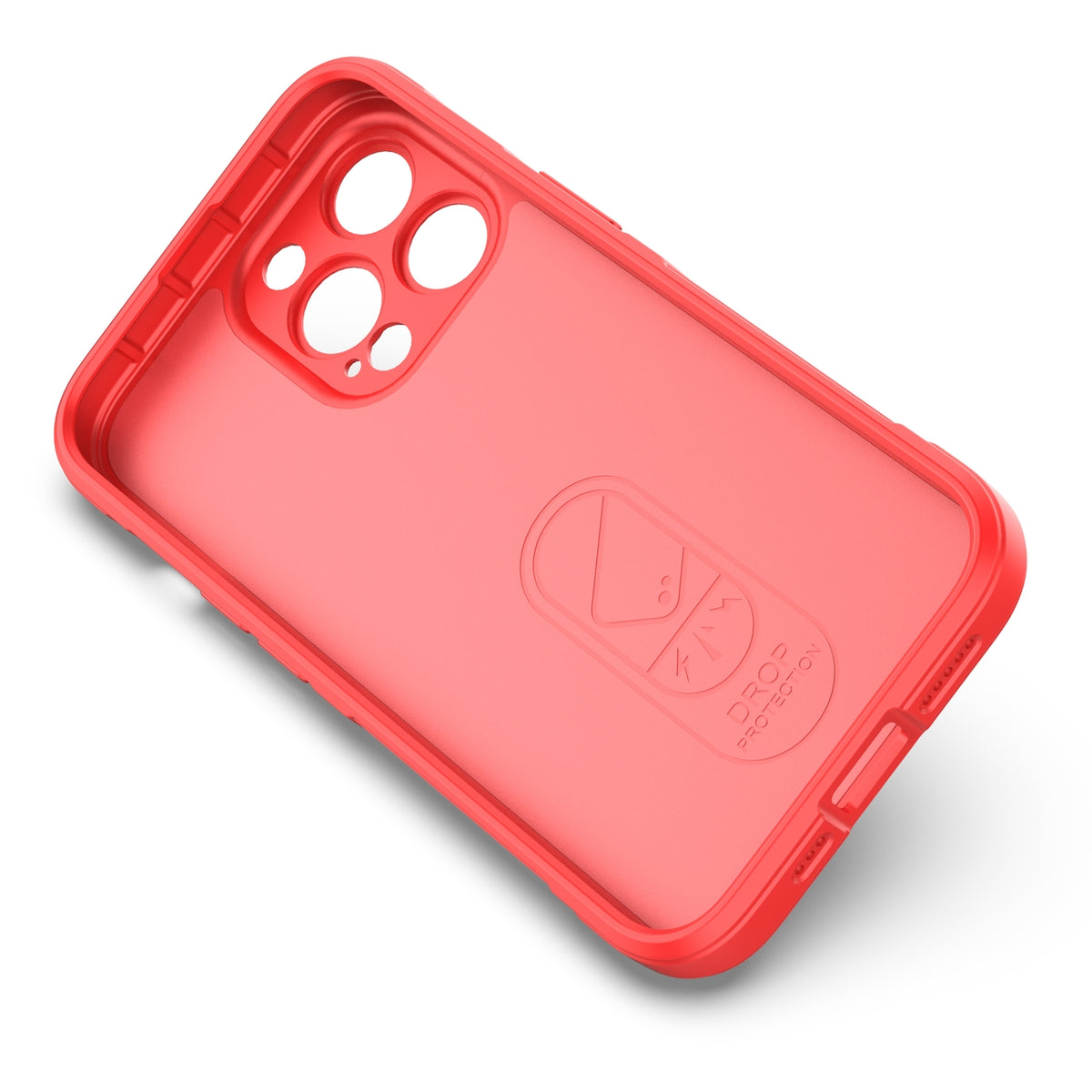Magic Shield TPU dėklas iPhone 13 Pro – raudonas