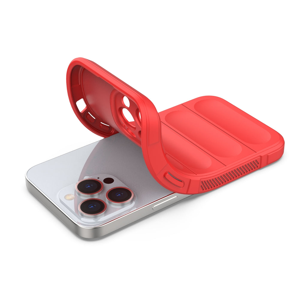 Magic Shield TPU dėklas iPhone 13 Pro – raudonas