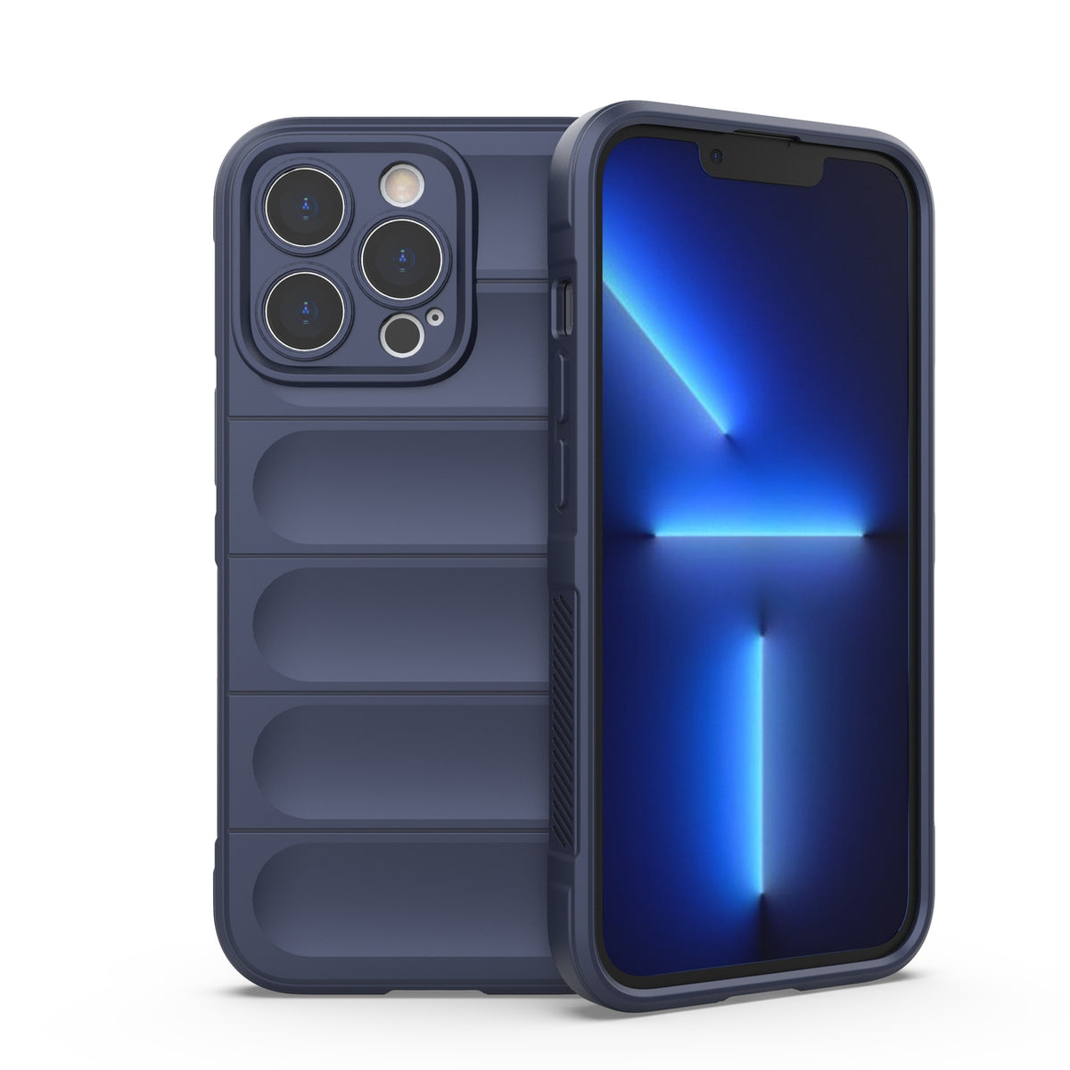Magic Shield Case dėklas iPhone 13 Pro – tamsiai mėlynas
