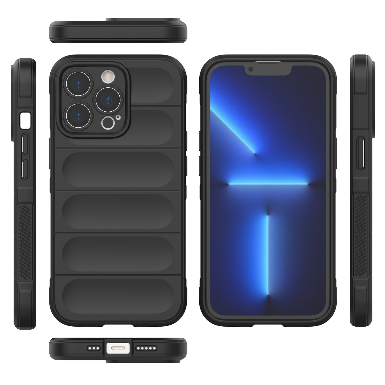 Magic Shield Case dėklas iPhone 13 Pro – tamsiai mėlynas