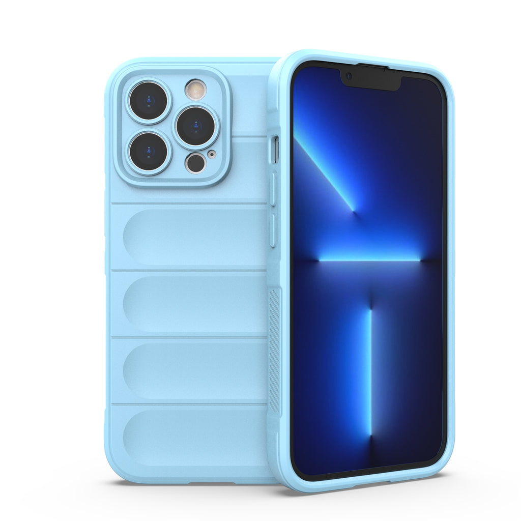 Magic Shield dėklas iPhone 13 Pro – šviesiai mėlynas