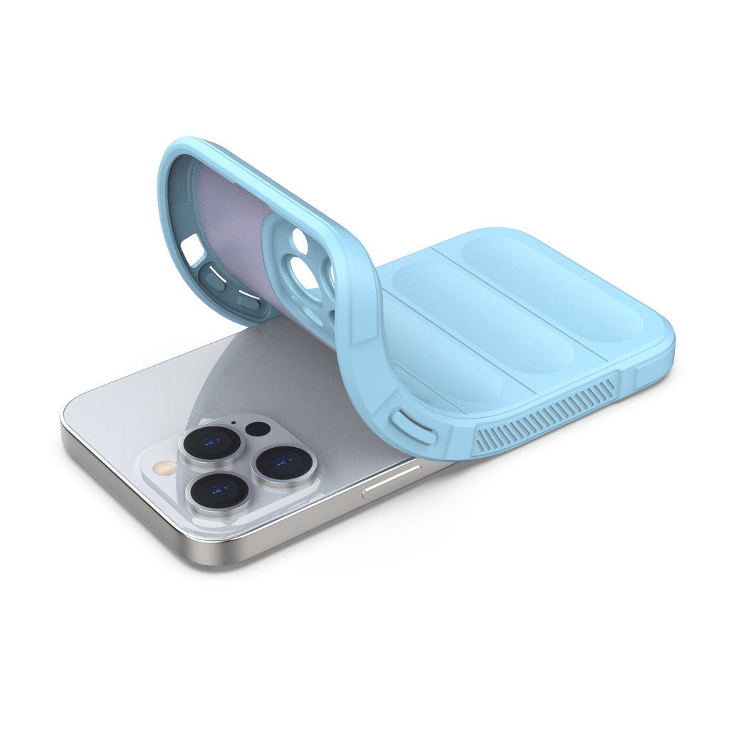 Magic Shield dėklas iPhone 13 Pro – šviesiai mėlynas