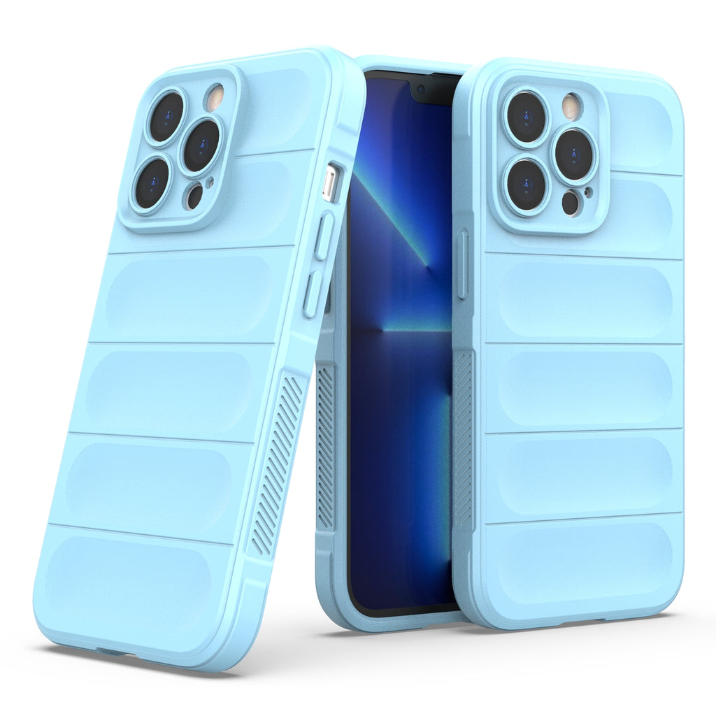Magic Shield dėklas iPhone 13 Pro – šviesiai mėlynas