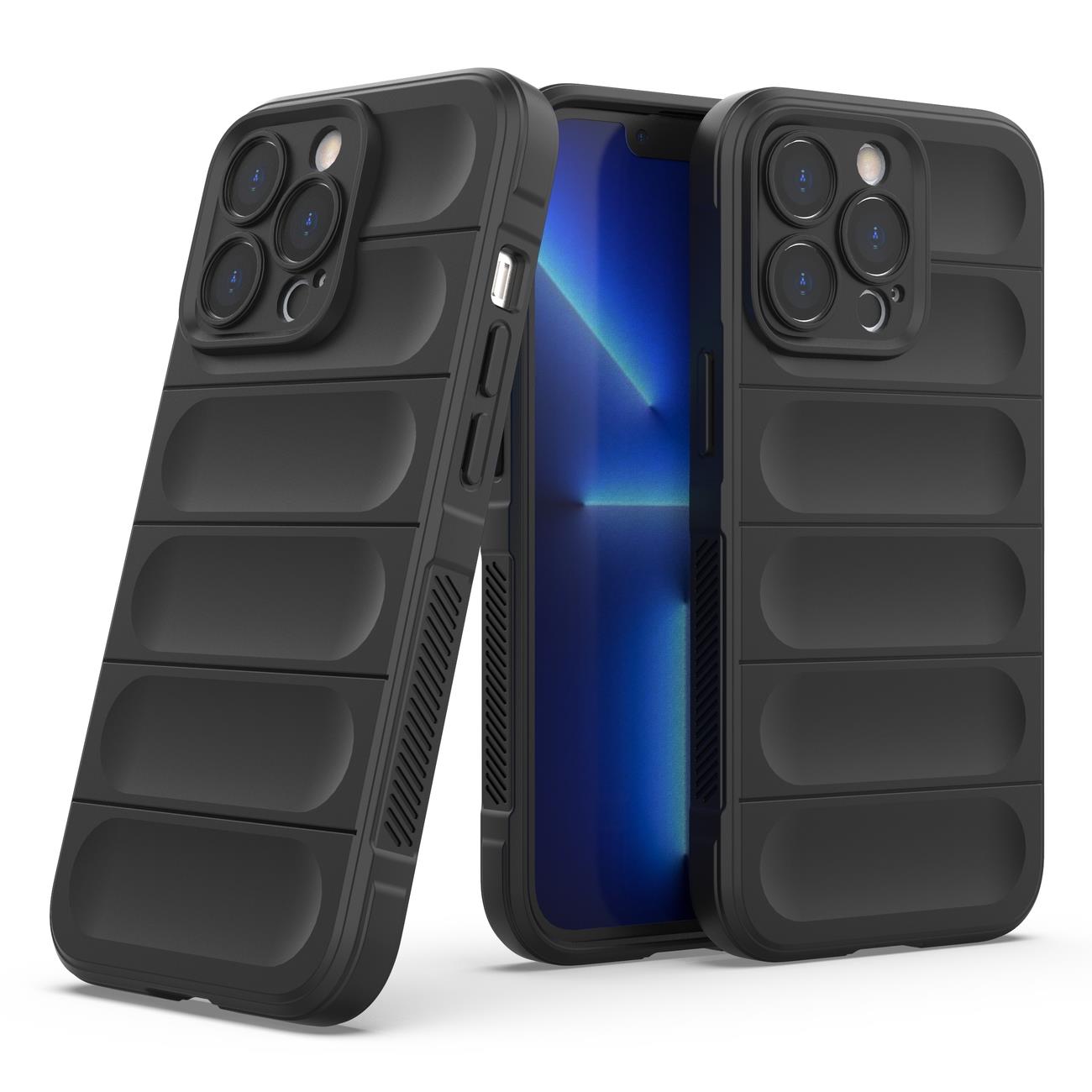 Magic Shield dėklas iPhone 13 Pro Max – tamsiai mėlynas
