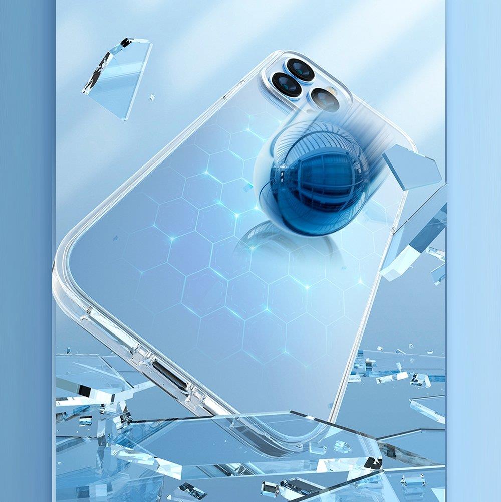 Kingxbar Elegant Series skaidrus dėklas iPhone 13 Pro