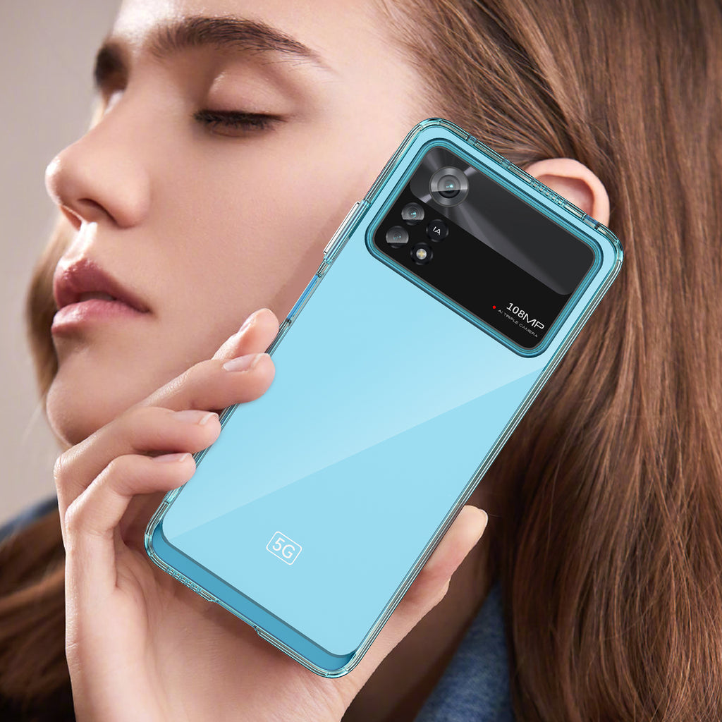 Hibridinis dėklas Xiaomi Poco X4 Pro 5G – mėlynas -- Xiaomi Poco X4 Pro