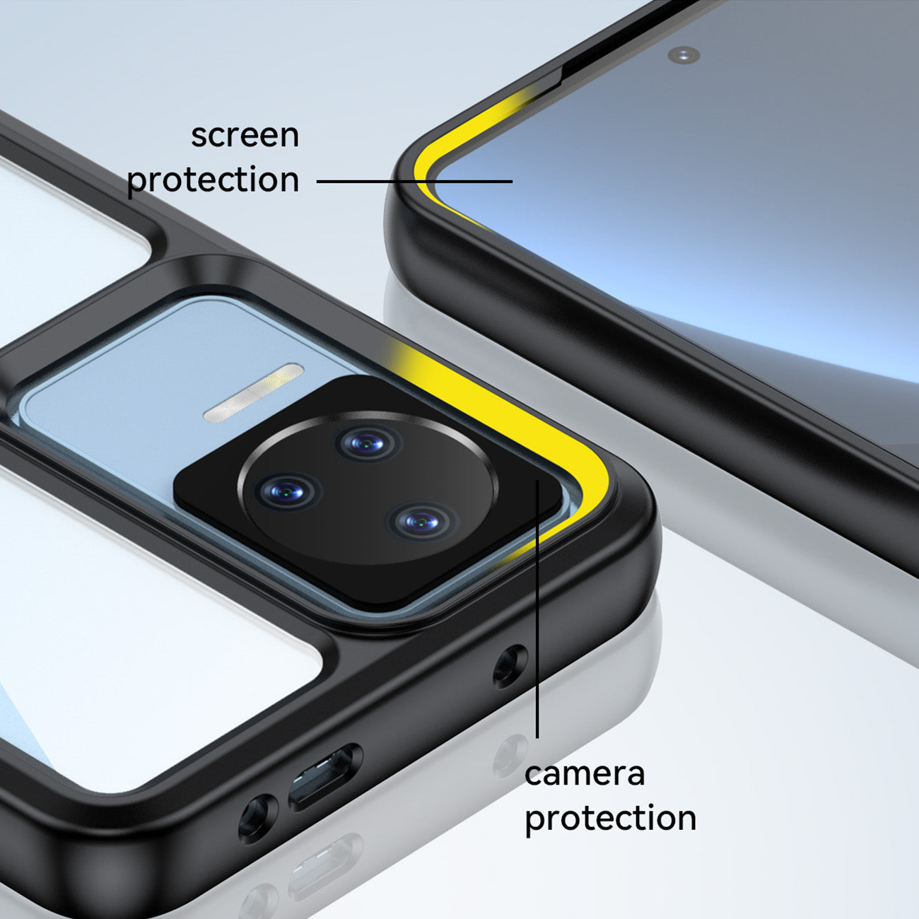 Outer Space Case dėklas Xiaomi Poco F4 5G – juodas -- Xiaomi Poco F4