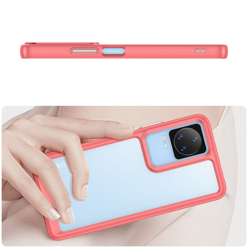 Outer Space Case dėklas Xiaomi Poco F4 5G – raudonas -- Xiaomi Poco F4