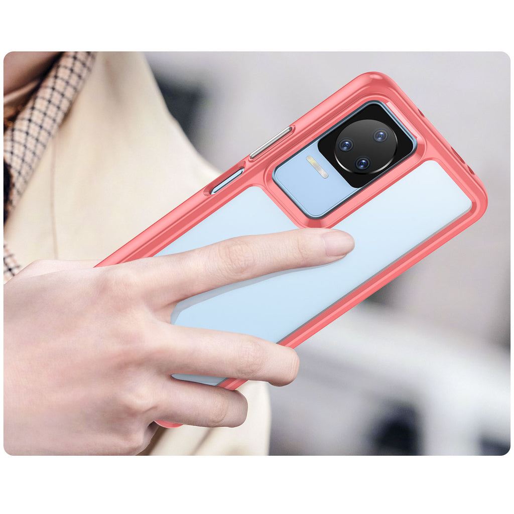Outer Space Case dėklas Xiaomi Poco F4 5G – raudonas -- Xiaomi Poco F4