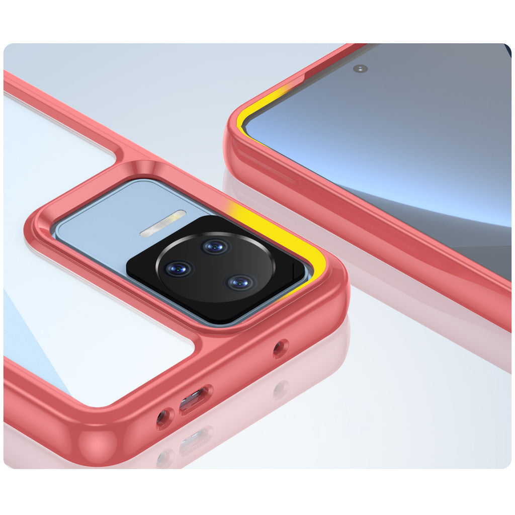 Outer Space Case dėklas Xiaomi Poco F4 5G – raudonas -- Xiaomi Poco F4