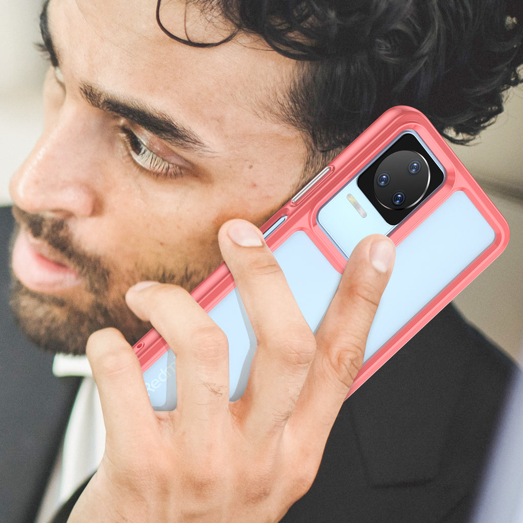 Outer Space Case dėklas Xiaomi Poco F4 5G – raudonas -- Xiaomi Poco F4