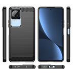 Anglies rašto TPU dėklas Xiaomi Poco F4 5G – juodas -- Xiaomi Poco F4