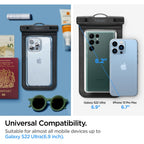 Spigen Aqua Shield A601 vandeniui atsparus dėklas IPX8 – juodas -- Cell phone cases and covers