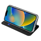 Dux Ducis Skin Pro atverčiamas dėklas iPhone 14 Plus – juodas -- iPhone 14 Plus