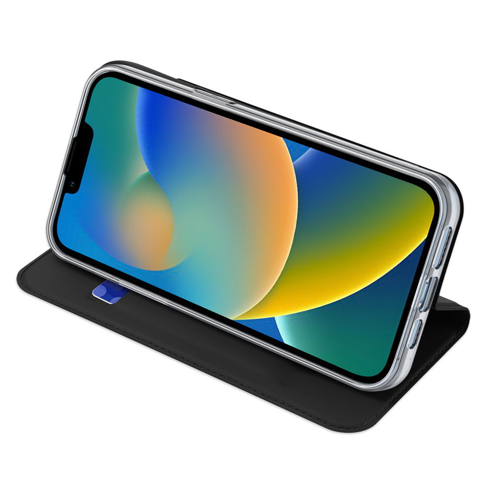Dux Ducis Skin Pro atverčiamas dėklas iPhone 14 Plus – juodas -- iPhone 14 Plus