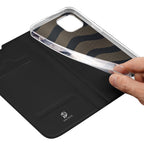 Dux Ducis Skin Pro atverčiamas dėklas iPhone 14 Plus – juodas -- iPhone 14 Plus