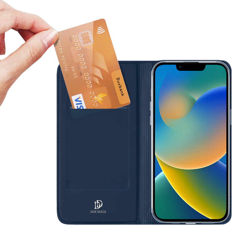 Dux Ducis Skin Pro dėklas iPhone 14 Plus – mėlynas -- iPhone 14 Plus