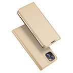 Dux Ducis Skin Pro atverčiamas dėklas iPhone 14 Plus – auksinis -- iPhone 14 Plus