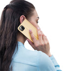 Dux Ducis Skin Pro atverčiamas dėklas iPhone 14 Plus – auksinis -- iPhone 14 Plus