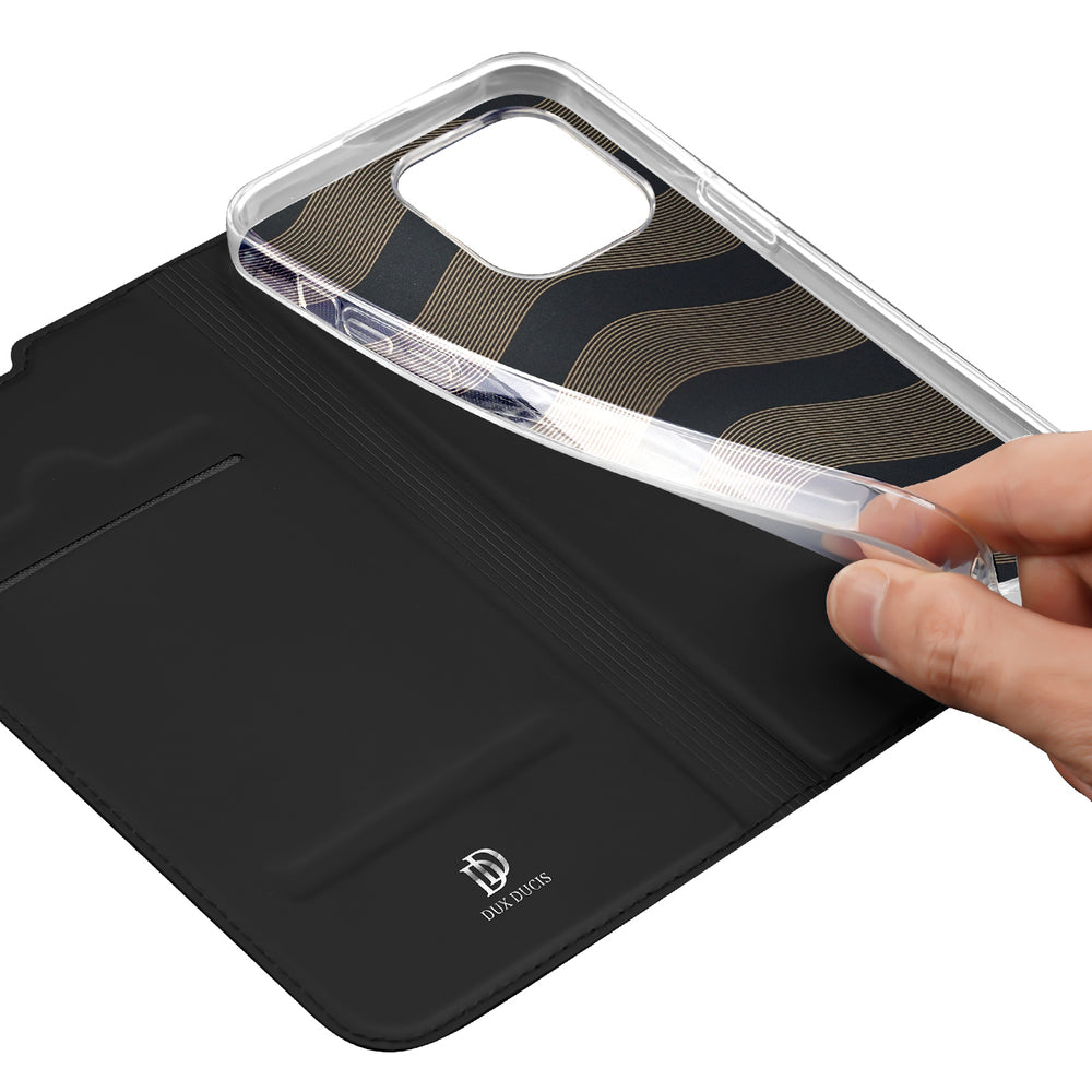 Dux Ducis Skin Pro dėklas iPhone 14 Pro Max – juodas -- iPhone 14 Pro Max