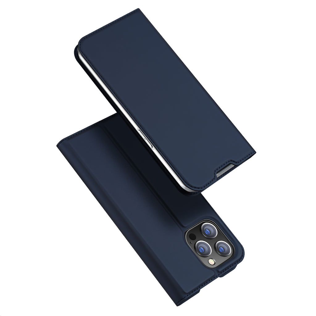 Dux Ducis Skin Pro atverčiamas dėklas iPhone 14 Pro Max – mėlynas