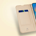 Dux Ducis Skin Pro atverčiamas dėklas iPhone 14 Pro Max – mėlynas