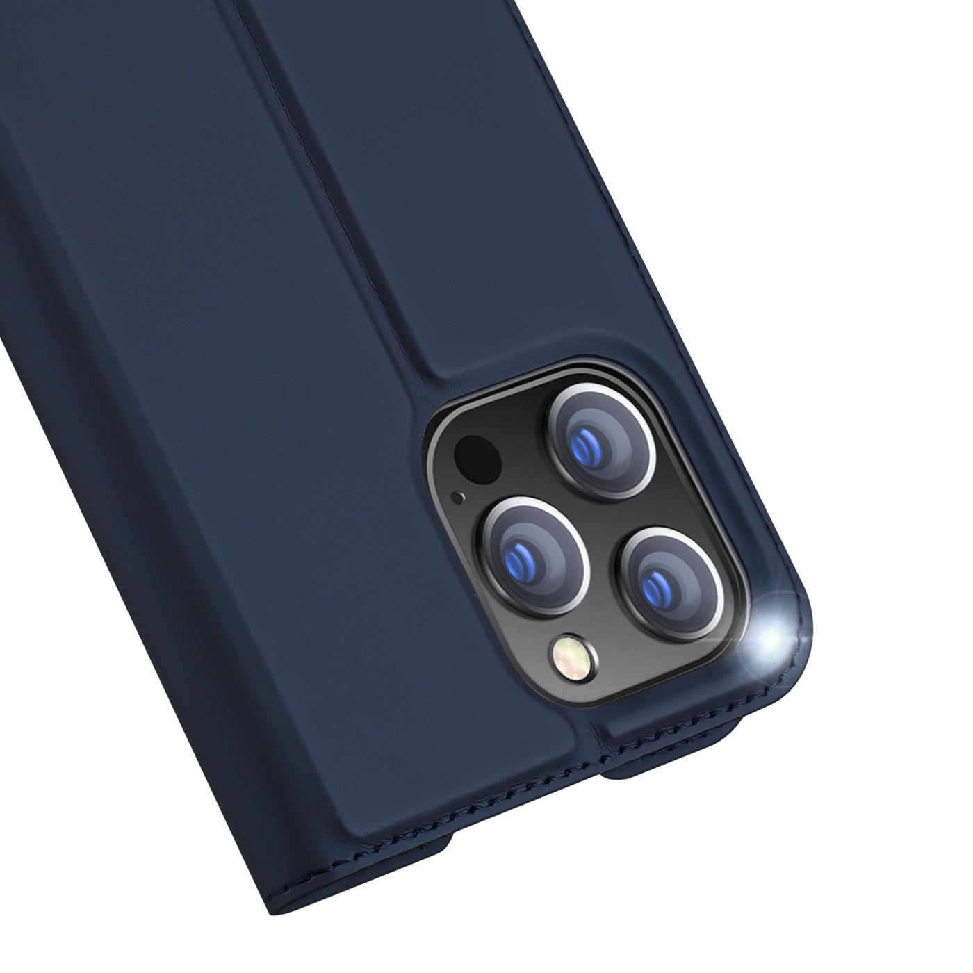 Dux Ducis Skin Pro atverčiamas dėklas iPhone 14 Pro Max – mėlynas