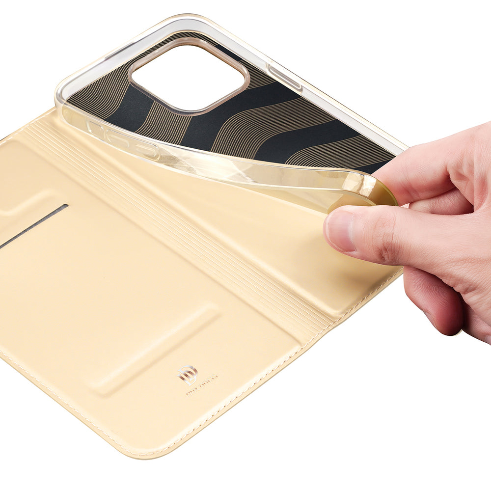 Dux Ducis Skin Pro dėklas iPhone 14 Pro Max – auksinis -- iPhone 14 Pro Max